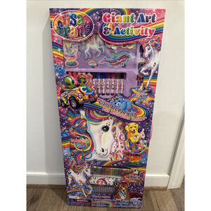 Lisa Frank Giant Art & Activity Set Giant Art Pad with Fun Activity Set